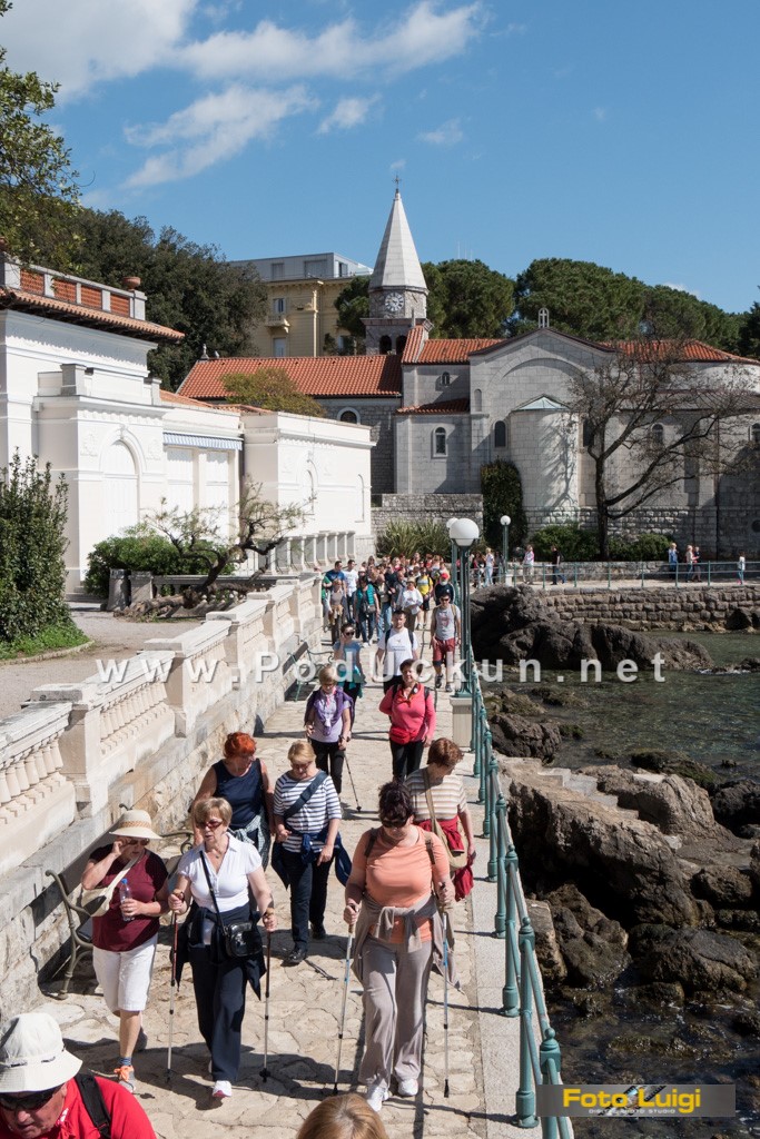 Foto Luigi Opatija, Grad Opatija, TZ grada Opatije, Gorovo, 4. Festival nordijskog hodanja 2016