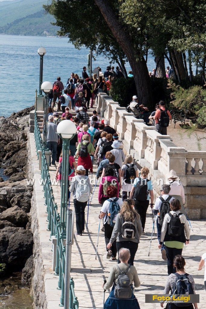 Foto Luigi Opatija, Grad Opatija, TZ grada Opatije, Gorovo, 4. Festival nordijskog hodanja 2016